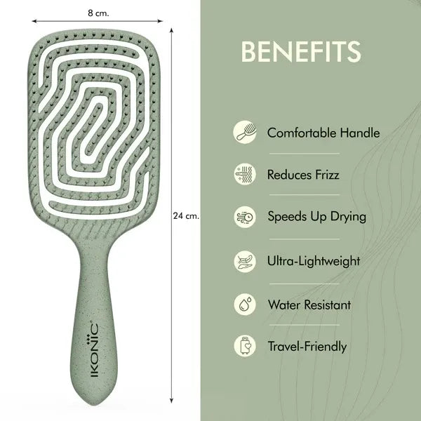 Ikonic Me – Eco Labyrinth Paddle Brush (IKM-3017)