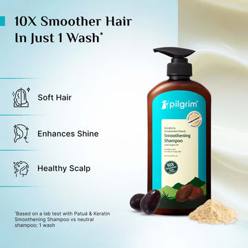 Pilgrim - Keratin & Amazonian Patua Smoothening Shampoo (650ml)