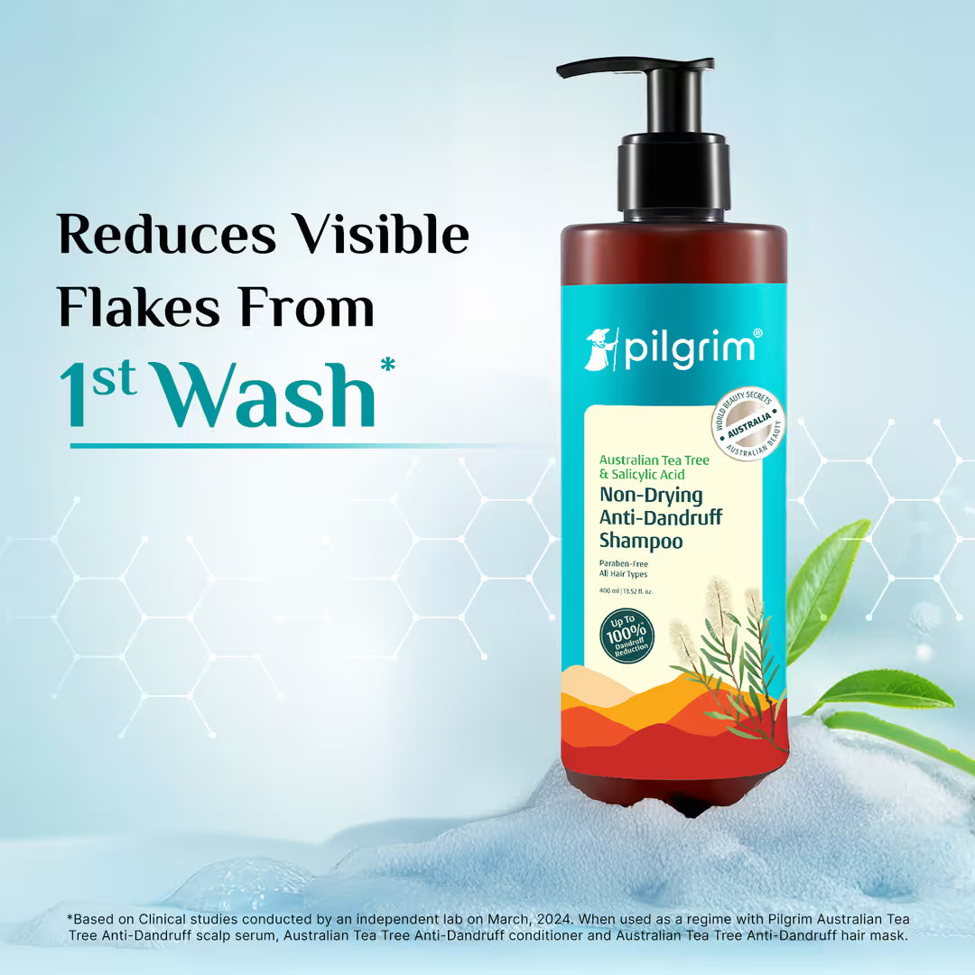 Pilgrim - Australian Tea Tree Non-Drying Anti-Dandruff Shampoo (400ml)