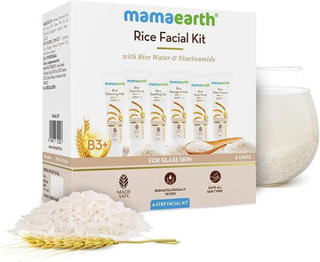 Mamaearth – Rice Facial Kit (6 Step Facial Kit )