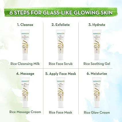 Mamaearth – Rice Facial Kit (6 Step Facial Kit )