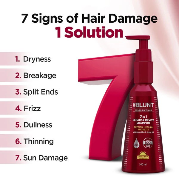 BBlunt – 7 In One Repair & Revive Shampoo (300ml)