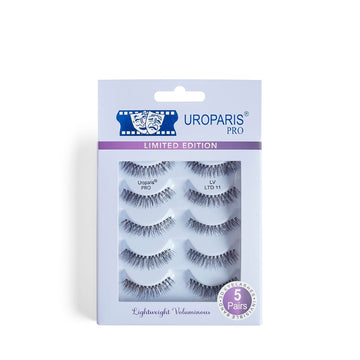 Uroparis Pro - Limited Edition LV LTD 11 Invisible Band 3D Eyelashes - 5 Pairs