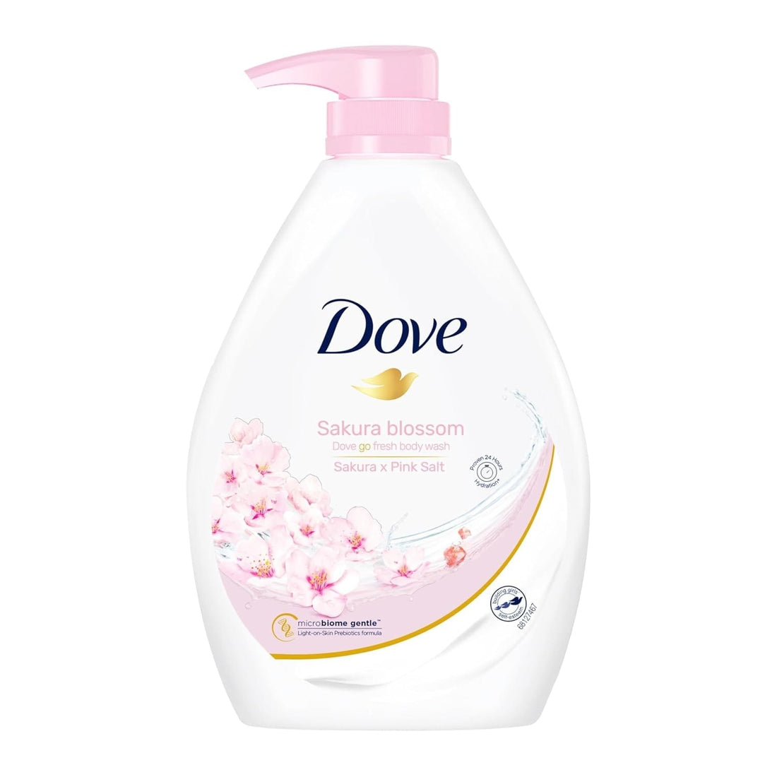 Dove - Sakura Blossom Nourishing Body Wash Sakura X Pink Salt (1L)