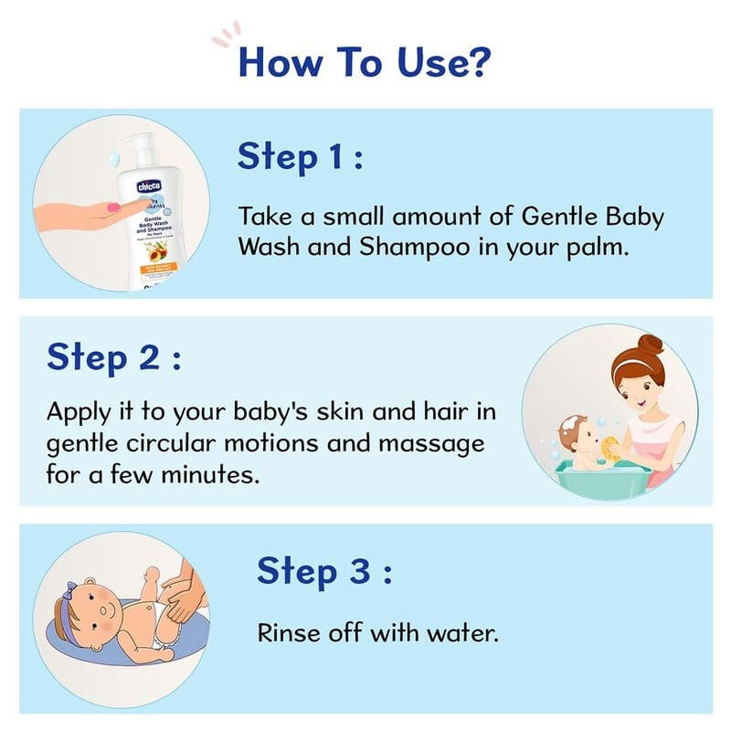 Chicco - Gentle Body Wash And Shampoo (200ml)