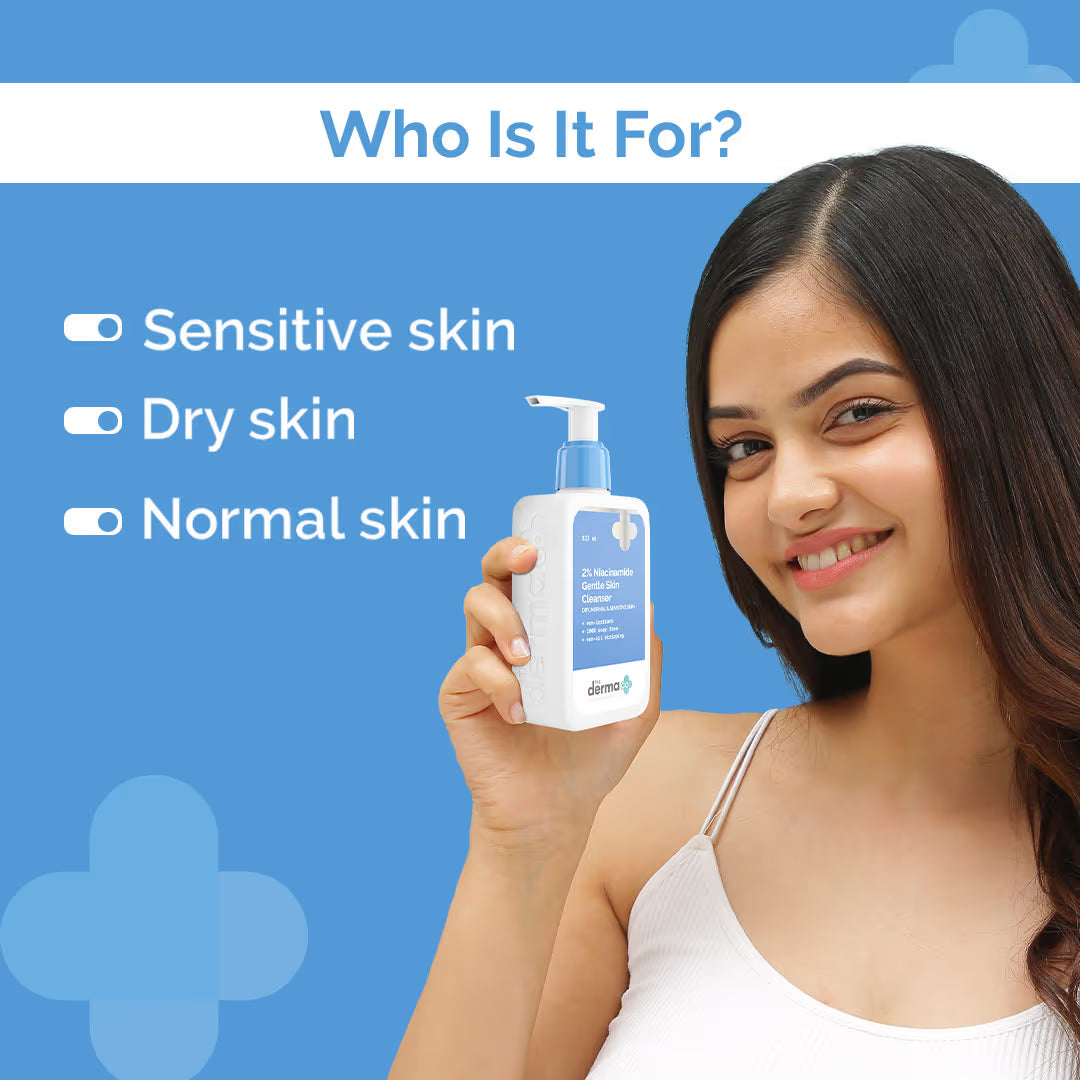 The Derma Co 2% Niacinamide Gentle Skin Cleanser (125ml)