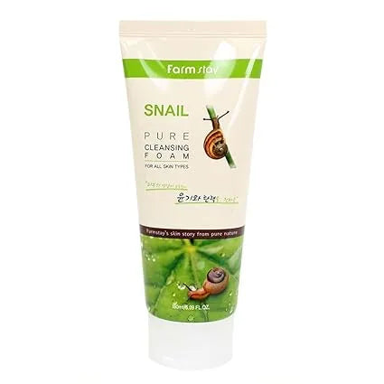Farmstay – Snail Pure Cleansing Foam (180ml)