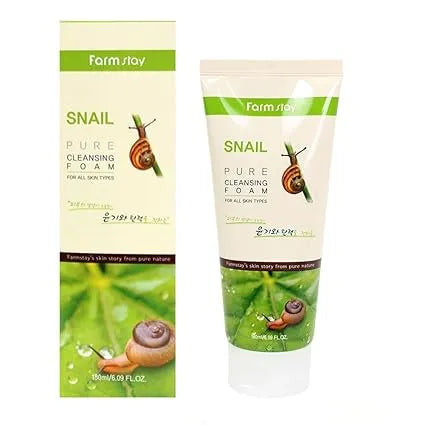 Farmstay – Snail Pure Cleansing Foam (180ml)