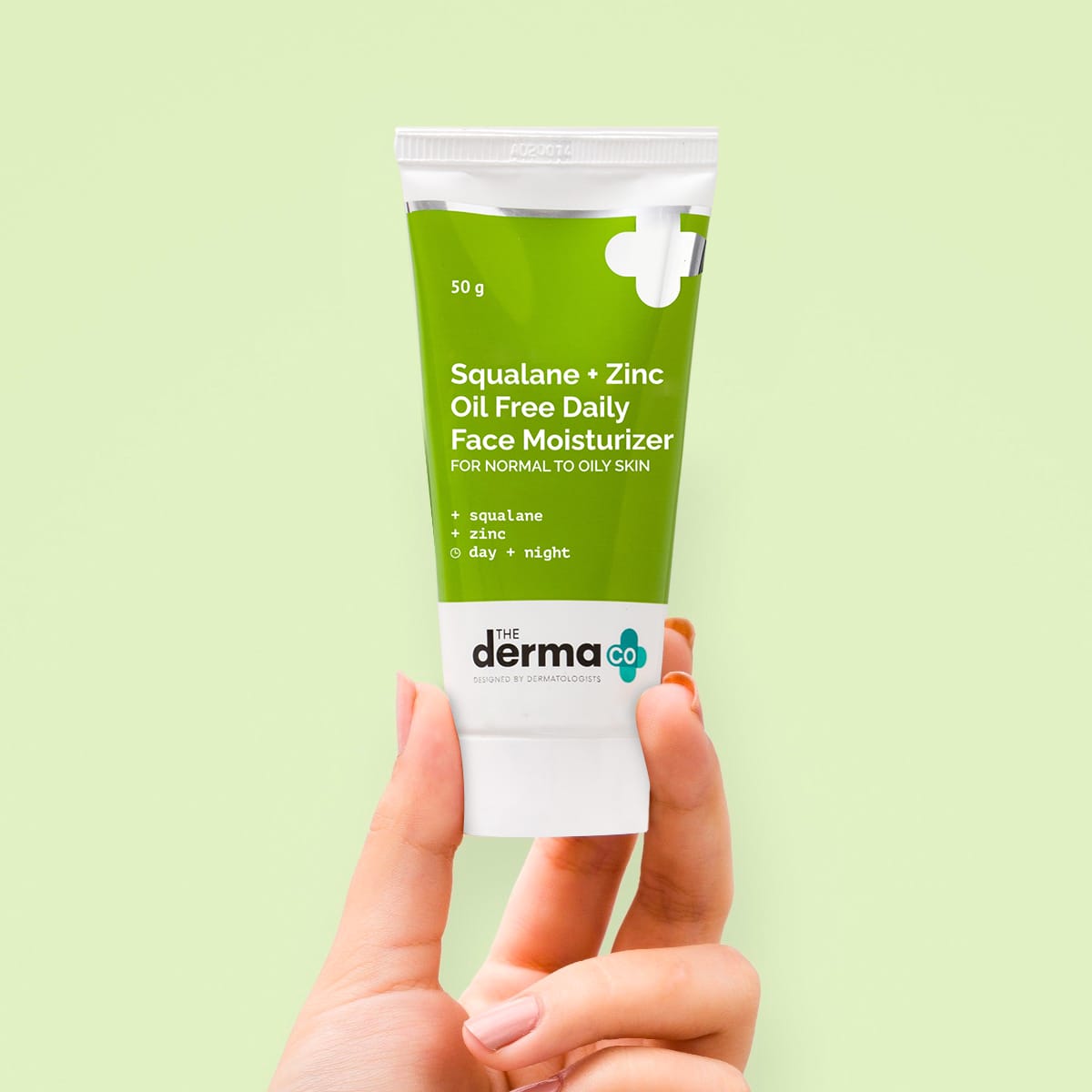 The Derma - Squalane + Zinc Oil Free Daily Face Moisturizer (50gm)