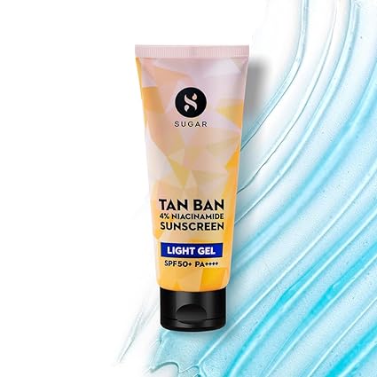 SUGAR – TAN BAN 4% NIACINAMIDE SUNSCREEN LIGHT GEL SPF 50 + PA ++++ (50ML)