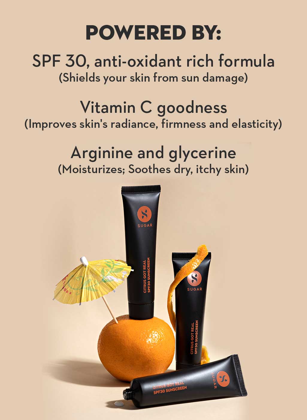 SUGAR - Citrus Got Real SPF30 Sunscreen