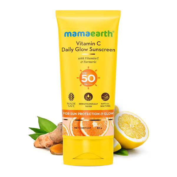 Mama Earth - Vitamin C Daily Glow Sunscreen (80g)