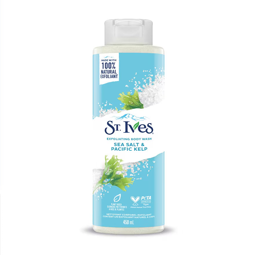 ST. Ives - Exfoliating Body Wash Sea Salt & Pacific Kelp (450ML)