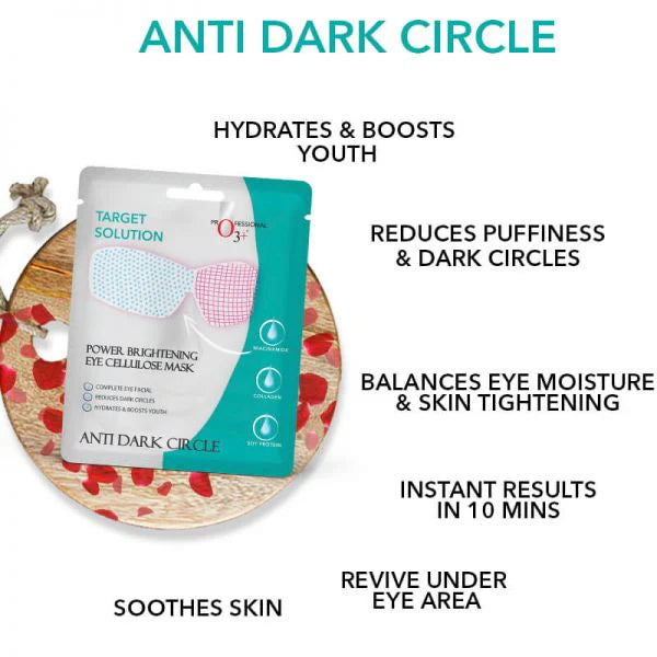 O3+ - Target Solution Power Brightening Eye Cellulose Mask Anti Dark Circle