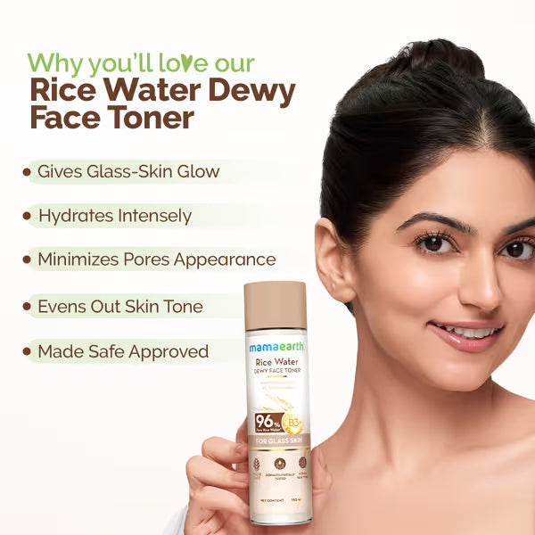 Mamaearth – Rice Water Dewy Face Toner (150ml)