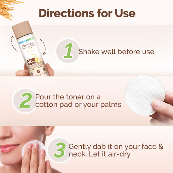 Mamaearth – Rice Water Dewy Face Toner (150ml)
