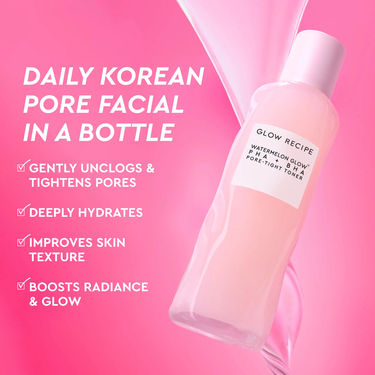 Glow Recipe - Watermelon Glow PHA + BHA Pore - Tight Toner (150ML)