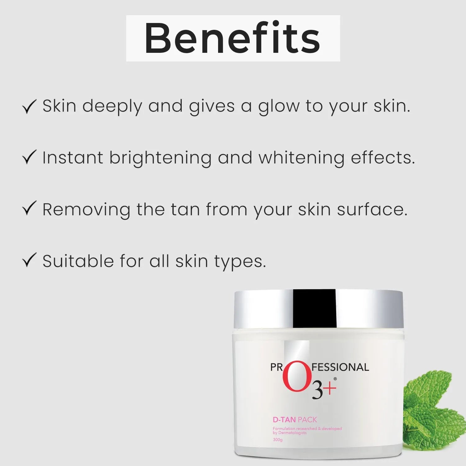 O3+ – D-TAN Pack (300g)