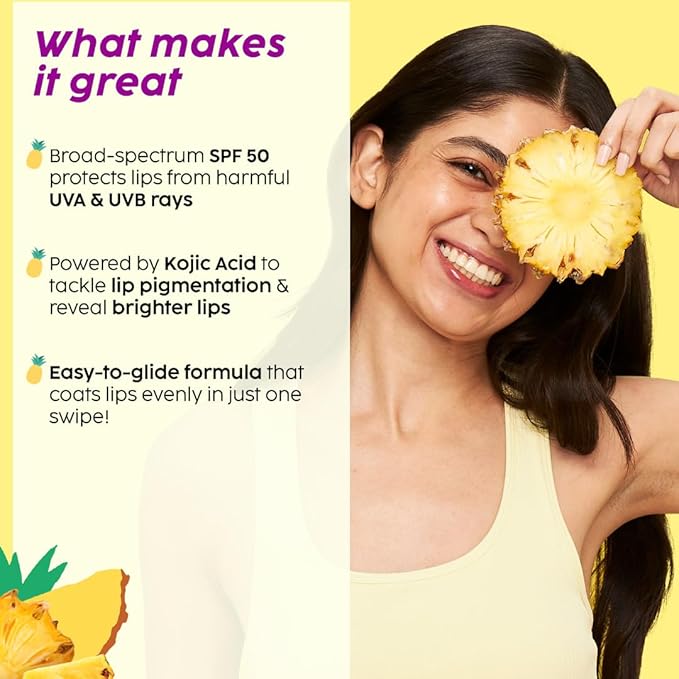 Plix - Pineapple Brightening Lip Balm Spf50 PA++ (4g)