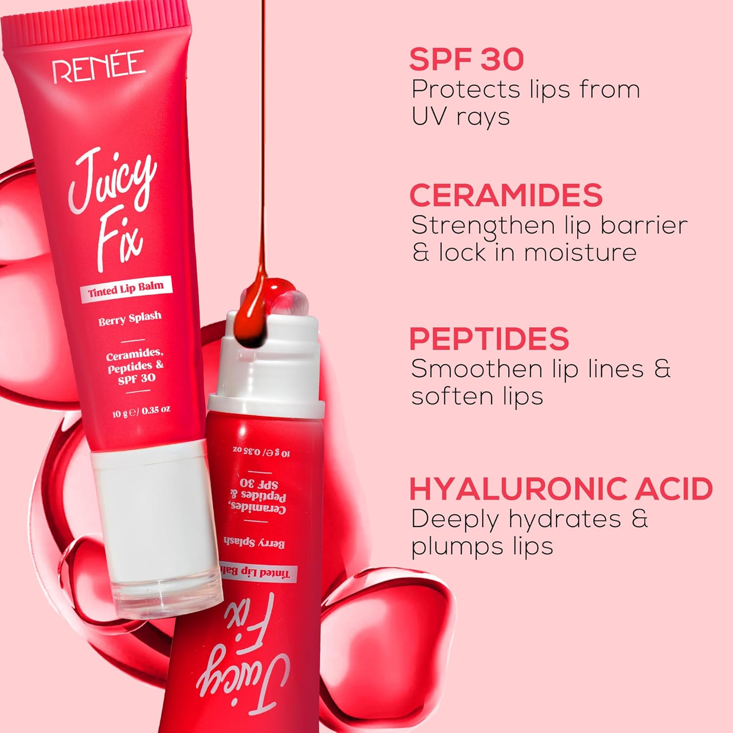 Renee - Juicy Fix Tinted Lip Balm (10g)