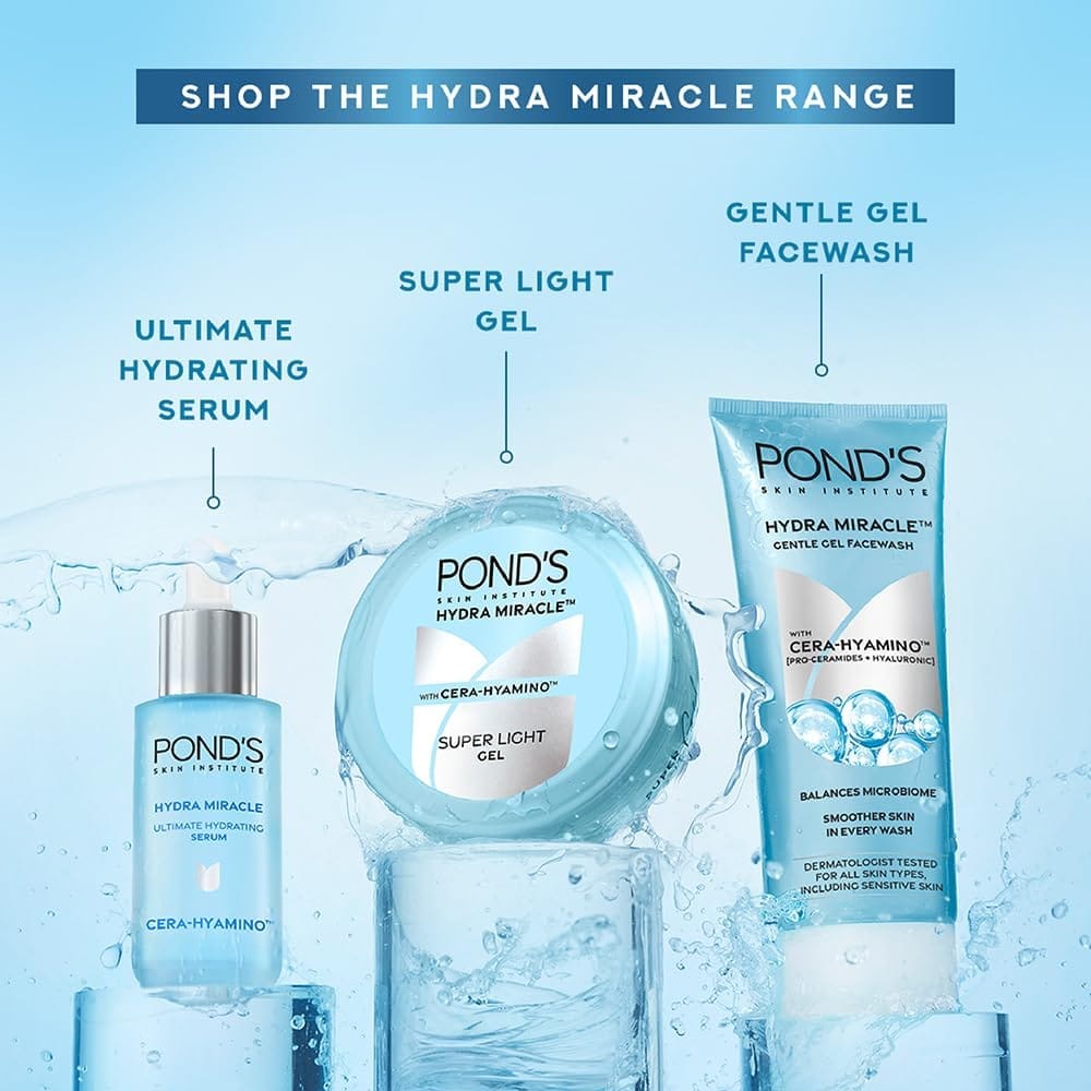 POND'S - Hydra Miracle With Cera - Hyamino Super Light Gel (300ML)